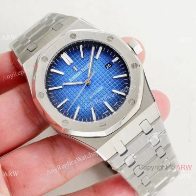 AP Audemars Piguet Royal Oak Selfwinding Stainless Steel Blue Watches - Replica